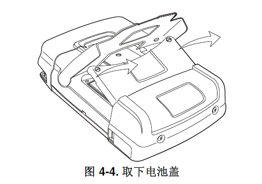 提起滑盖和电池盖并将其取出