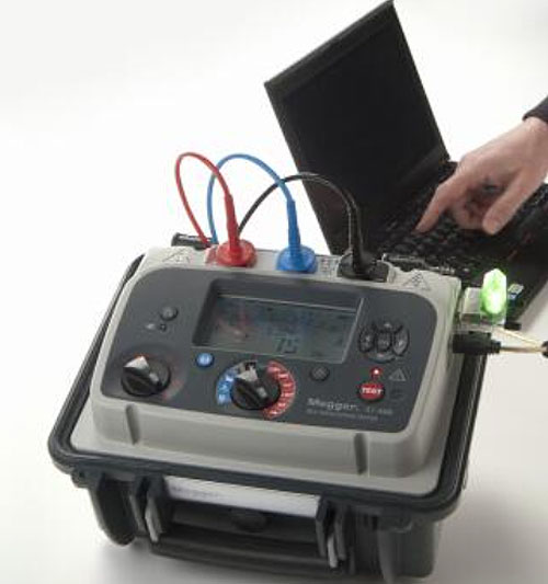 MIT1525绝缘电阻测试仪应用