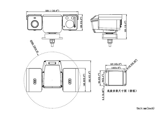 测温MINI云台结构